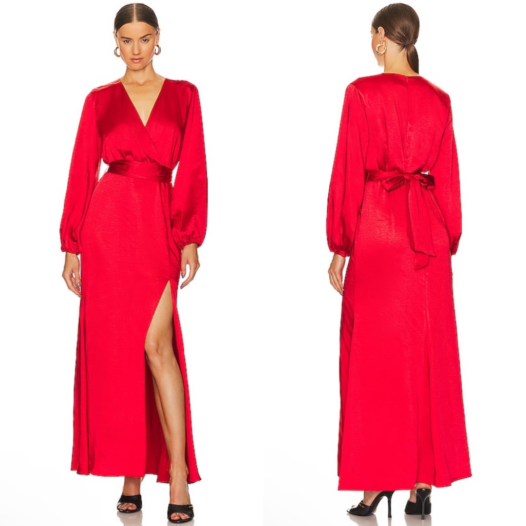 New Nwt Elliatt Kai Maxi Dress In Red